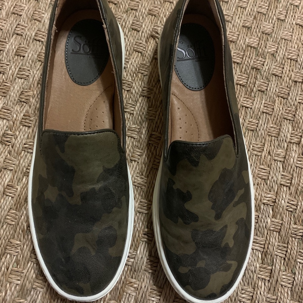 Sofft Somers Slip-On Sneakers Camo Size 7